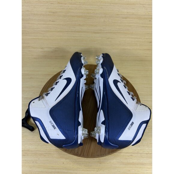 Nike Alpha Pro Low TD Blue White Football Cleats Mens Size 12 - Picture 5 of 8